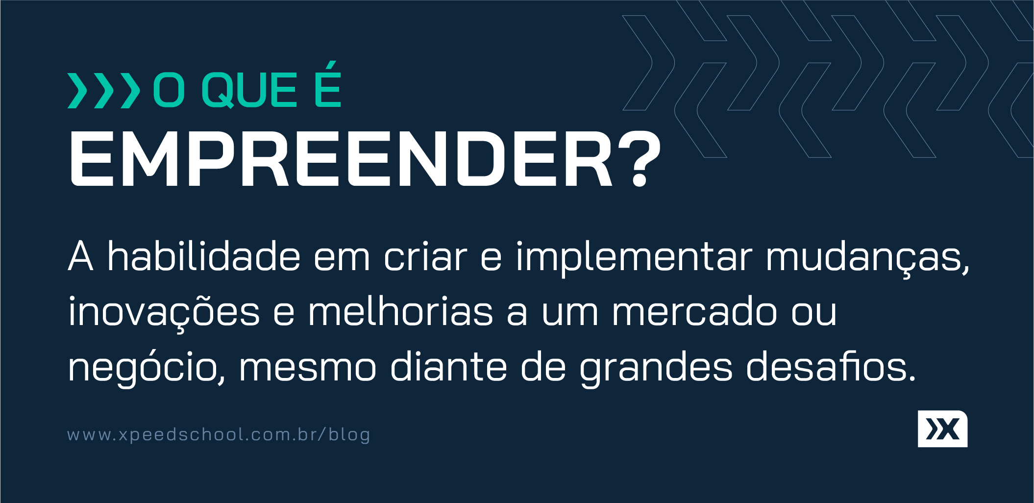 O que é empreender