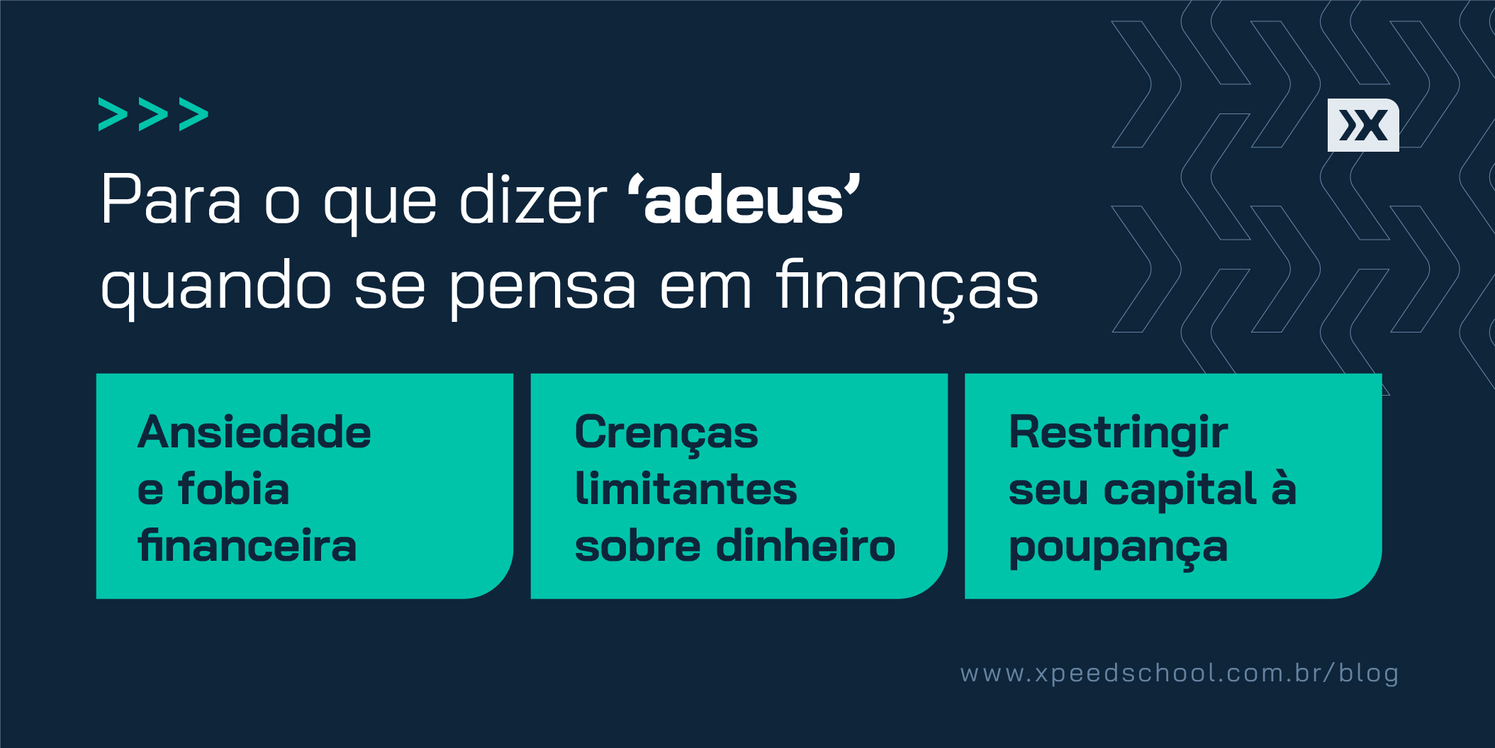 As despedidas necessárias em finanças